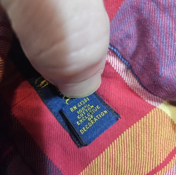 Ralph Lauren Plaid Button Down Shirt Men’s XL - Picture 6 of 8